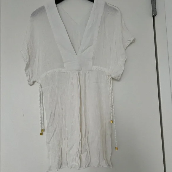 Ralph Lauren White Cover Up/ Tunic - Picture 6 of 10